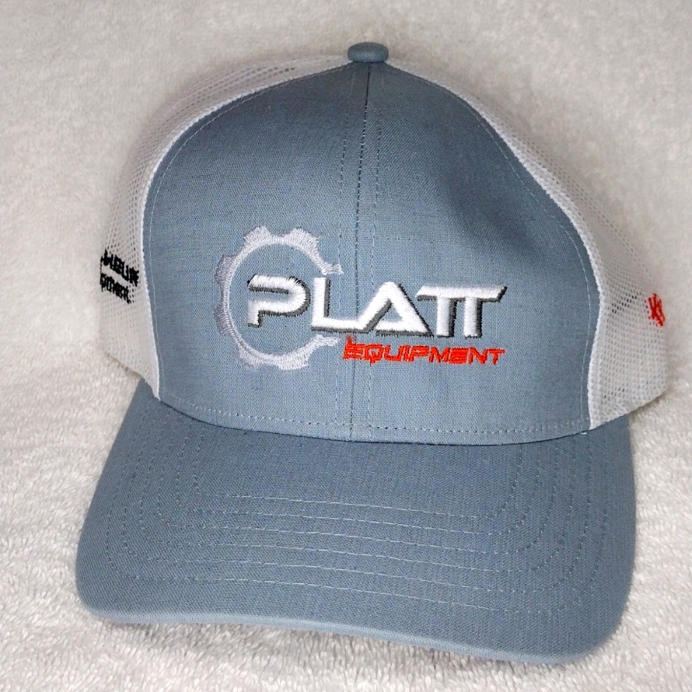 Trucker Hat:  PLATT EQUIPMENT